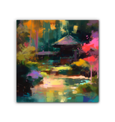Majestic Mountains Landscape Wrapped Canvas